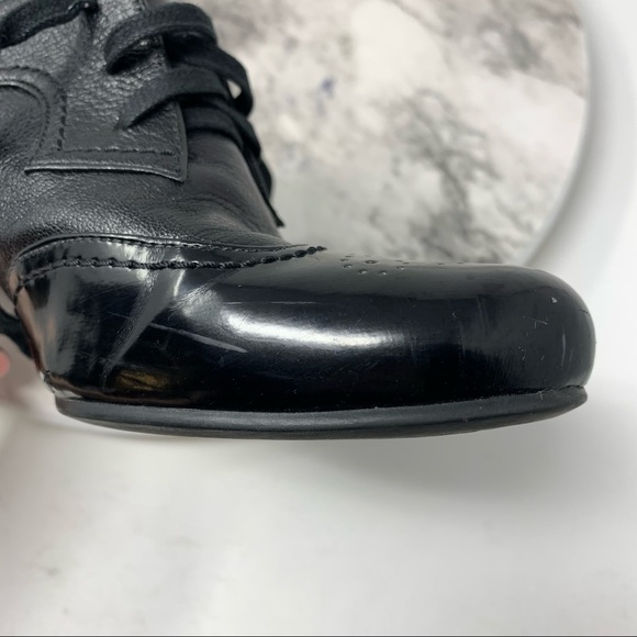 Naturalizer N5 Jodell Leather Wingtip Lace Up Oxford Pumps 8.5 Wide Retro Preppy - Picture 10 of 16